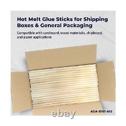 1/2 X 15 Full Size Hot Melt Glue Sticks. Fast Set. Good for General Packagi