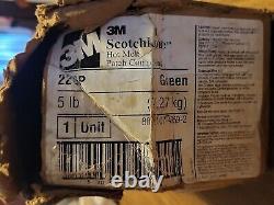 226P Green 3MT ScotchkoteT Hot Melt Patch Compound 4.75 lb. Partial Box