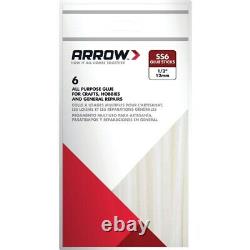 24-Arrow 4 In. Standard Clear Slow Set Hot Melt Glue