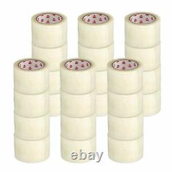 24 Rolls Clear Packing Hotmelt Packaging Tape 3 Inch x 55 Yards 2.83 Mil Thick