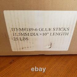 25 LBS Hot Melt Glue Sticks 11.5 mm by 10 Adhesive Arts Crafts Package Sealing