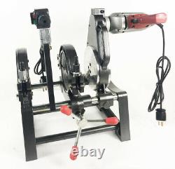 2 Clamps Pipe Fusion Welder Manual Hot-melt Butt Welding Machine 2.5-6.3 Pipe