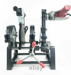 2 Clamps Pipe Fusion Welder Manual Hot-melt Butt Welding Machine 2.5-6.3 Pipe