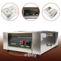 2 Grid Commercial ELEC Chocolate Warmer Boiler Tempering Machine Melting Pot hot