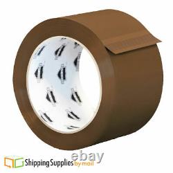 36 Rolls Brown Tan Hotmelt Packaging Packing Tape 2.44 Mil Thick 2 x 110 Yards