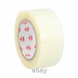36 Rolls Clear Packing Hotmelt Packaging Tape 2 x 55 Yards (165 ft) 2.83 Mil