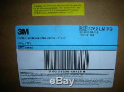 3M 3762 LM PG, Hot Melt Adhesive Light Amber, 1 in x 3 in, 22 lb/case NEW