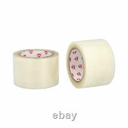3 Inch x 110 Yard (330') Clear Hotmelt Packaging Packing Tape 1.85 Mil 48 Rolls
