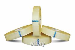 3 x 1000 Yds 2.05 Mil Hotmelt Machine Tape for Corrugated Recycled Boxes 40 Rls