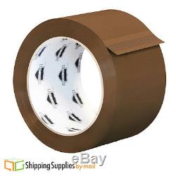 3 x 2.5 Mil x 110 Yards Brown/Tan Hotmelt Packing Tapes 48 Rolls Free Shipping