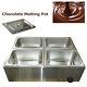 4 Pans Chocolate Melting Pot Digital Display Chocolate Melting Furnace Tool 110v