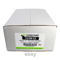 703R15 Very Fast Set Packaging Hot Melt Glue Sticks 7/16 x 15 25 lb Box