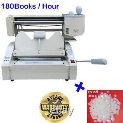 A4 Book Binding Machine Hot Glue Book hardcover Binder +Hot Melting Glue Pellets