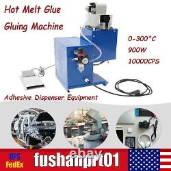 Adhesive Dispenser Hot Melt Glue Dispensers 0-300°C Gluing Machine 110V