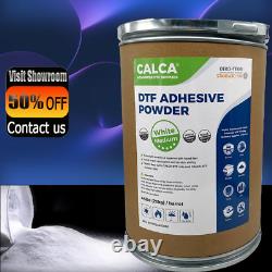 CALCA 44lb Medium DTF Powder for DTF Printing Hot Melt Adhesive White DTF Powder