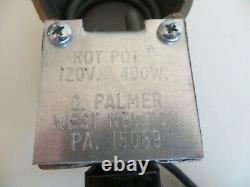 C. Palmer Hot Pot Lead Melting Pot Lead Furnace Made In USA 400 W New in Box