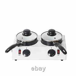 Chocolate Melter Electric Hot Chocolate Melting Tempering Machine Double Pots