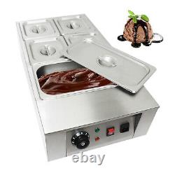 Chocolate Melter Electric Hot Chocolate Melting Tempering Machine Five Pots
