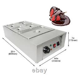 Chocolate Melter Electric Hot Chocolate Melting Tempering Machine Five Pots