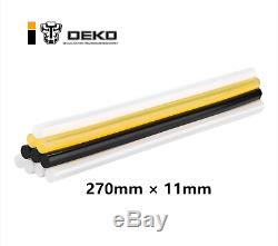 DEKO 10PCS Hot Melt Glue Sticks for Standard Glue Gun Strong Viscosity 11270mm