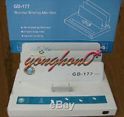 For A4 Paper Electric Hot Melt Glue Binding Machine Book Binder GD-177220V