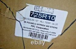 Full Size Glue Gun Sticks 25 lb. Box Bulk Pack 10 in. 725R10 Aprox. 450 sticks