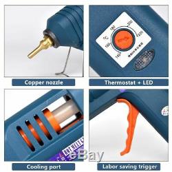 Glue Gun Temperature Control 150W Hot Melt with 11mm Stick Copper Nozzle Home