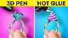 Glue Gun Vs 3d Pen Creative Diy Ideas And Cool Hacks