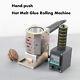 Hand Push Hot Melt Glue Rolling Machine Paper Bag Gluing Machine Glue Applicator