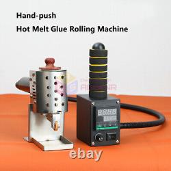 Hand Push Hot Melt Glue Rolling Machine Paper Bag Gluing Machine Glue Applicator