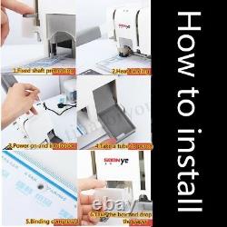 Hot Melt Book Paper Sheet Hole Electric Binding Machine Desktop Punching UK