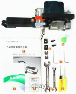 KUNHEWUHUA Portable Pneumatic Baler Strapping Tool Handheld Hot Melt B19 New