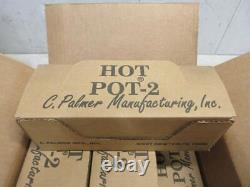 Lot of 6 C. Palmer Hot Pot II Lead Melting Pot