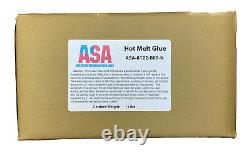 Low Temp Packaging Hot Melt Glue, 5/8 x 8 Notched Glue Stick, 11lbs/case