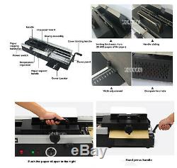 Manual Hot Melt Glue Book Binding Machine Thickness A4 For Photo Album Paper