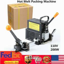 Manual Hot Melt Packing Machine Strapping Portable Baler for PP Belt 200W 110V