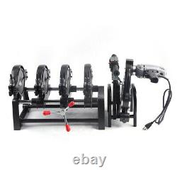 Manual Pipe Fusion Welder Soldering 4 Clamps PE HDPE PP Piping Hot Melt Machine