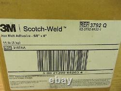 NEW 3M Scotch-Weld 37922 Hot Melt Adhesive 5/8x8 11lb FREE SHIPPING