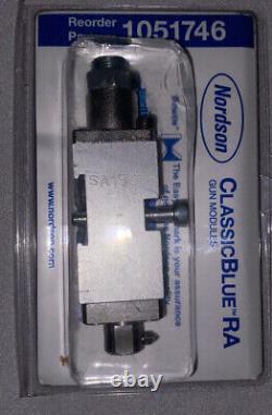NEW NORDSON hot melt glue gun valve module 1051746 Classicblue RA CLASSIC BLUE