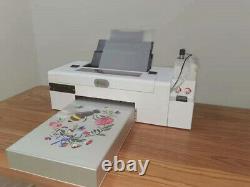 NEW Style Modified L1800 DTF Printer with PET film, Ink Hot melt adhesive Powder
