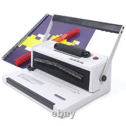 New 4 In 1 Hot Melt Glue Binder Perfect Binding Machine A4 Size 110v T