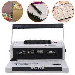 New 4 In 1 Hot Melt Glue Binder Perfect Binding Machine A4 Size 110v T