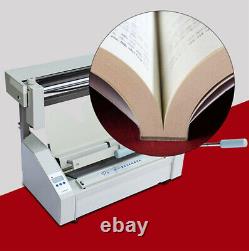 New A4 book binding machine hot melt adhesive book paper binder piercereleo-tool