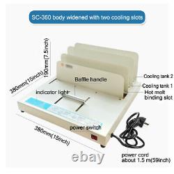 New Business Electric Hot Melt Glue Binder 95MM Book Binding Machine A4 A5 A3 B5