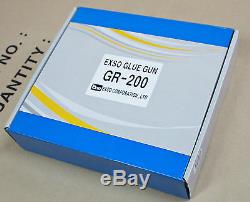 New EXSO Quick & Powerful Hot Melt 220V 200W Glue Gun plus Color Sticks Korea