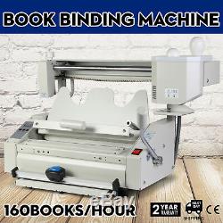 New Hot Melt Glue Binder Book Perfect Binding Machine 110v