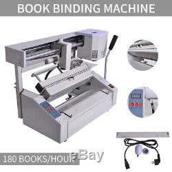 New Hot Melt Glue Book Binder Perfect Wireless A4 Book Binding Machine- 220V