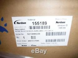 New in box Nordson Rediflex Blue Series 155189 Hot Melt Hose 24FT, 240V, 760W
