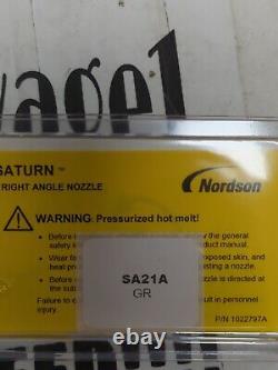 Nordson, 1015816, Hot Melt Machine Nozzle 0.41mm/0.016 Dual Bead 15° New
