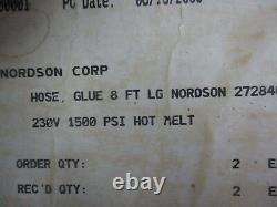 Nordson 272840d Hot Melt Glue Hose, 8ft, #12321j Nib